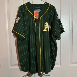 Oakland A’s jersey and short set